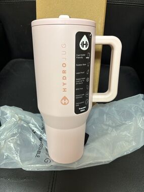 HydroJug 40oz Travel Mug - Pink Sand - New Open Box